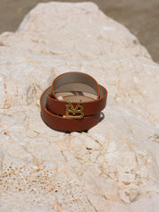 CINTURÓN REVERSIBLE CREAM & ALMOND