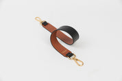 BANDOLERA REVERSIBLE ALMOND & BLACK