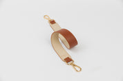BANDOLERA REVERSIBLE CREAM & ALMOND